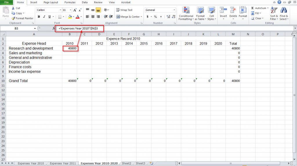 Tips for Beginners, Excel Tips