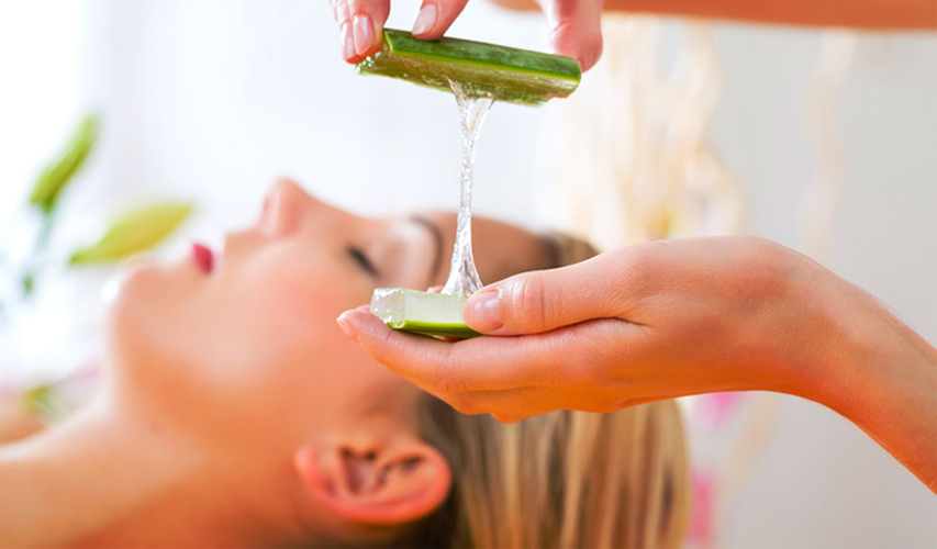 Aloevera gel benefits for skin