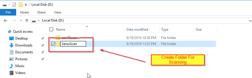 Create Folder