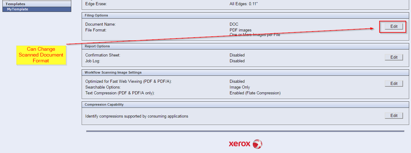 Scanned Document Format