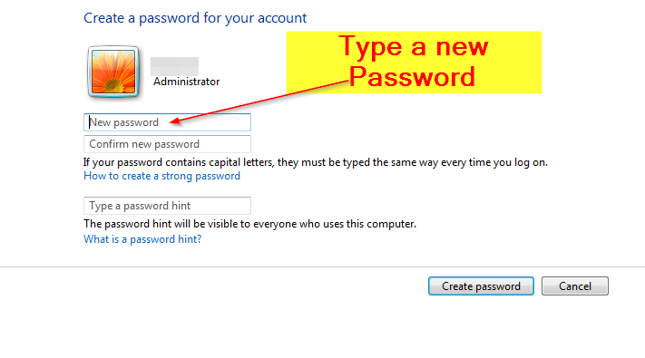 New Password