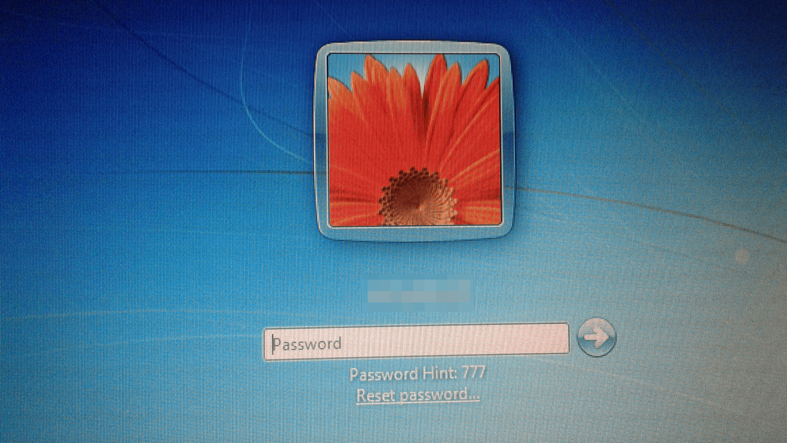 Login with new password