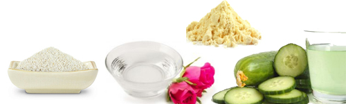 moisturizing, rosewater, cucumber,gram flour, barley flour