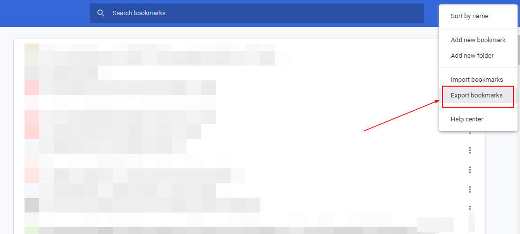 exportbookmark. google chrome